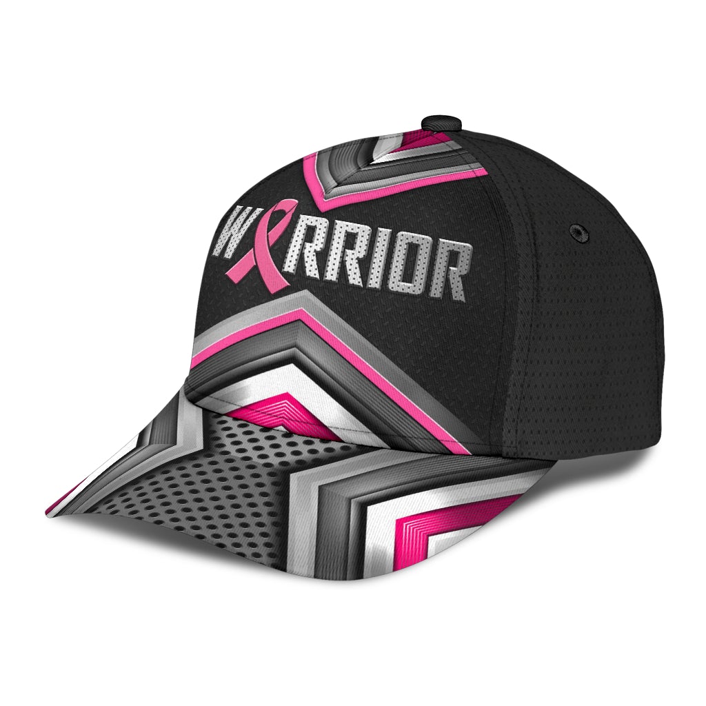 Breast Cancer Warrior Support Classic Cap For Relaxed Daily Style Vacations And Festival Wear