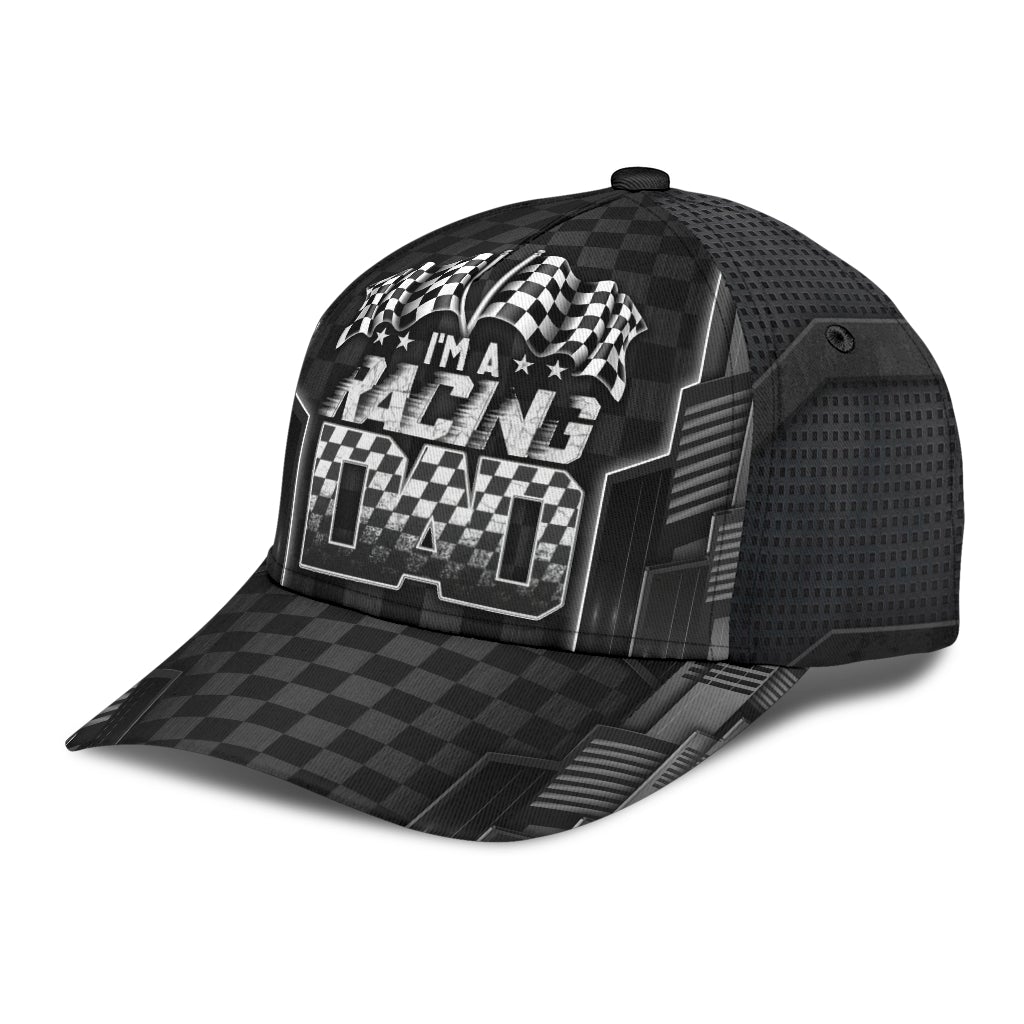 Racing Dad Pride Classic Cap For Outdoor Activities Weekend Trips And Casual Wear