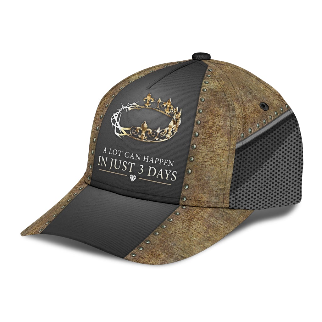 Faith Three Days Miracle Message Classic Cap For Casual Gatherings Travel And Thoughtful Gift Giving
