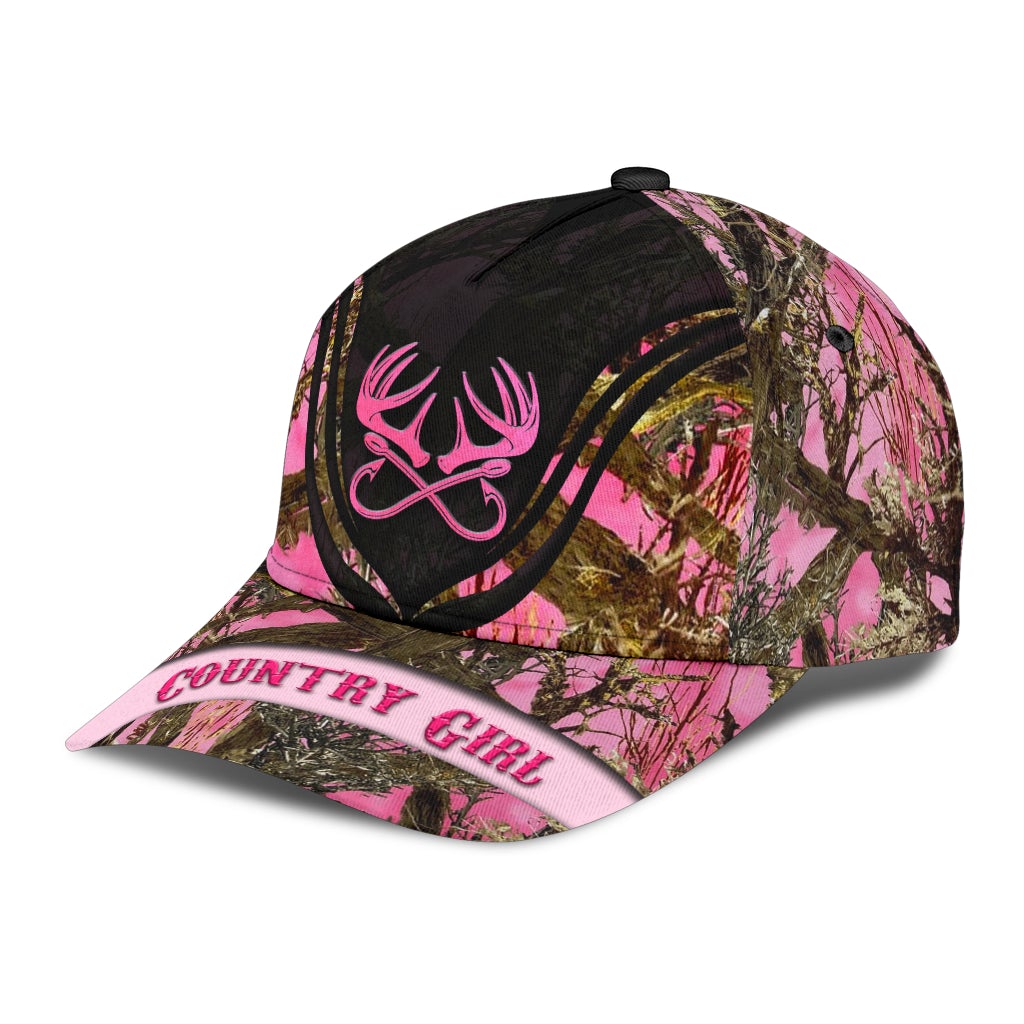 Fishing Hunting Country Girl Classic Cap For Weekend Adventures Festivals And Gift Giving