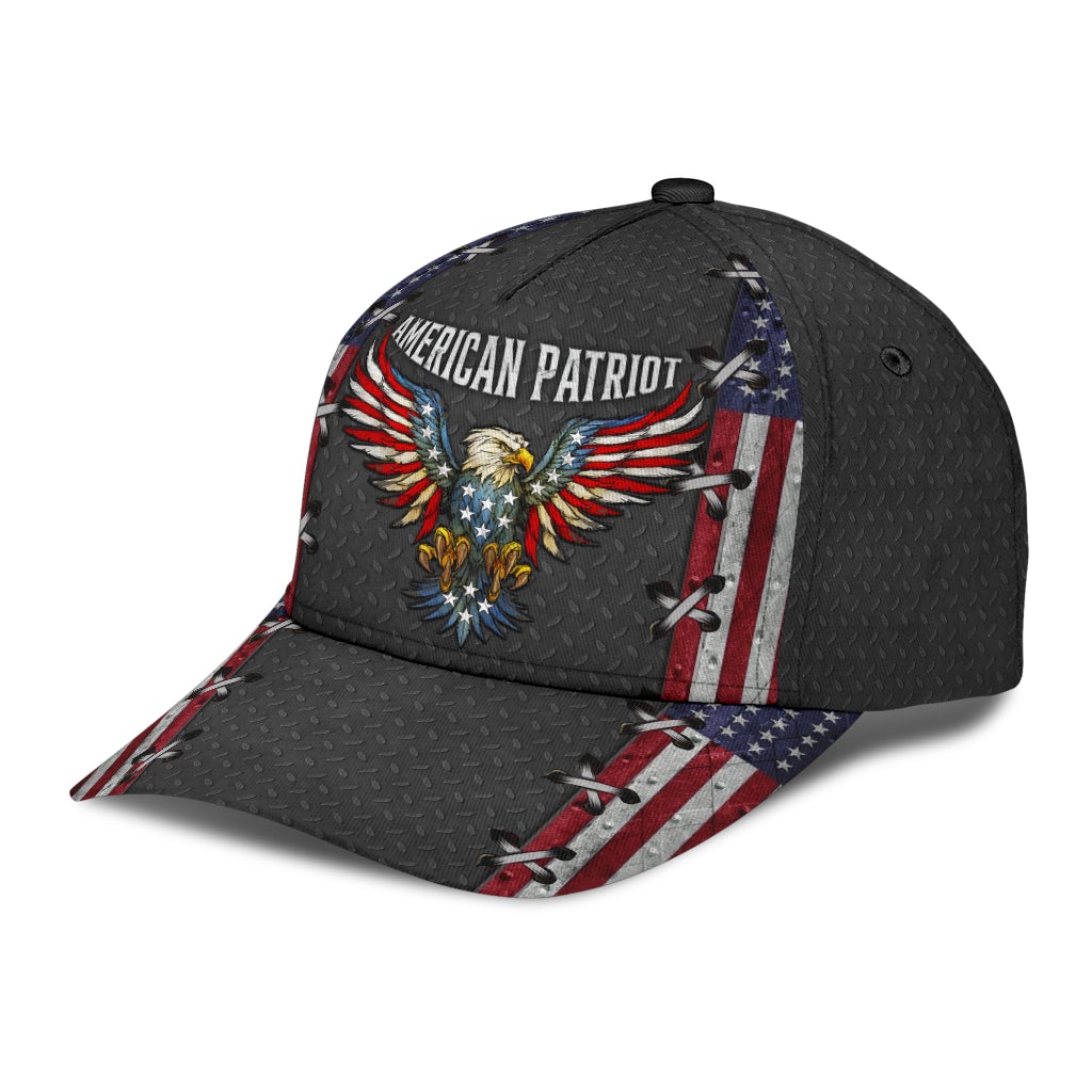 American Eagle Pride Patriot Classic Cap For Casual Outfits Vacations And Everyday Styling