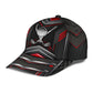Golf Metal Red Carbon Classic Cap For Seasonal Outings Outdoor Adventures And Daily Wear