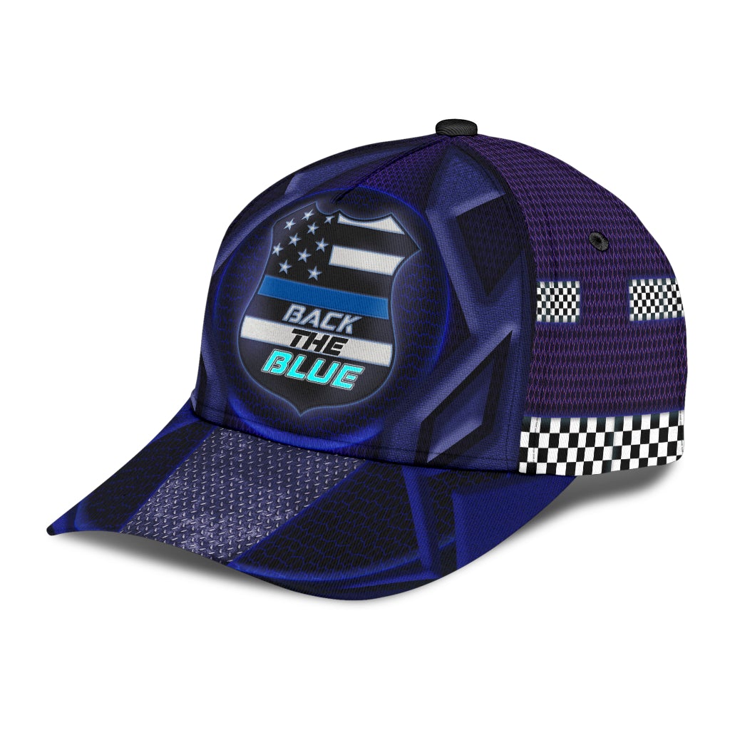 Back The Blue Police Support Classic Cap For Comfortable Casual Wear Holidays And Outdoor Trips