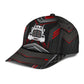 Truck Metal Carbon Black Red Classic Cap For Beach Outings Holidays And Thoughtful Everyday Style