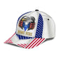 Custom White Eagle American Flag Name Classic Cap For Everyday Wear Vacations And Seasonal Activities