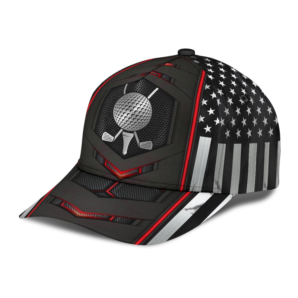 Golf Red Flag Carbon Classic Cap For Casual Adventures Parties And Seasonal Styling