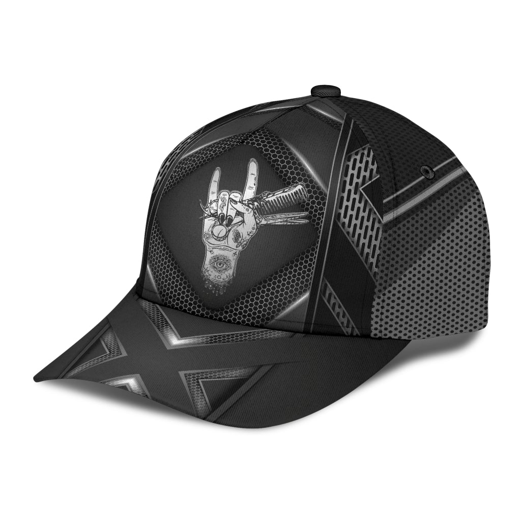 Hairstylist Hustle Barber Life Black Classic Cap For Coastal Trips Outdoor Activities And Gift Giving