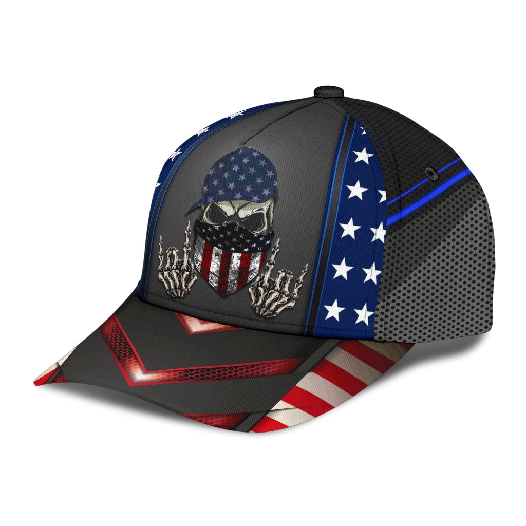 Skull Rock American Classic Cap For Relaxed Outfits Outdoor Events And Holiday Trips
