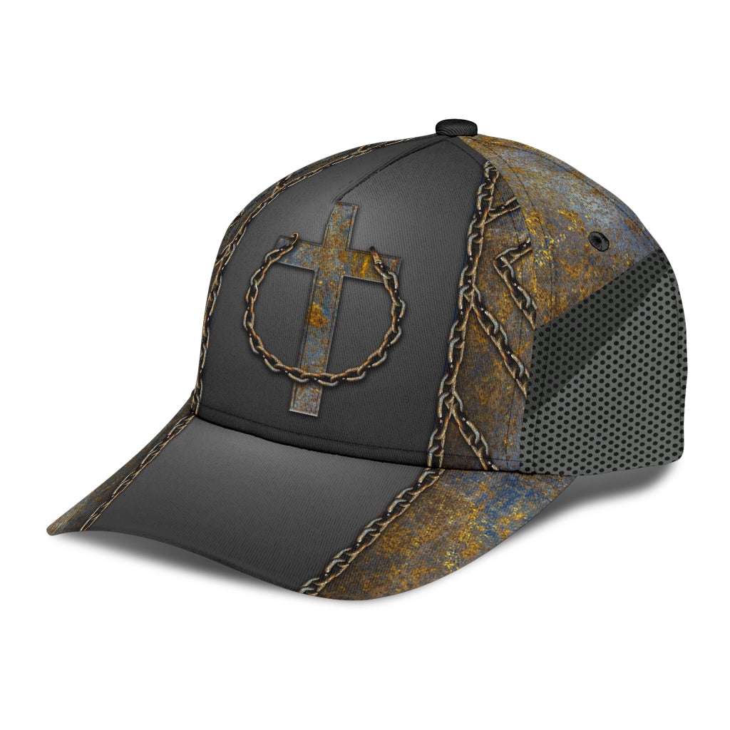 Jesus Cross Thorn Crown Faith Classic Cap For Beach Outings Holidays And Thoughtful Everyday Style