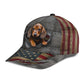 Dachshund America Flag Dog Lover Classic Cap For Outdoor Travel Parties And Thoughtful Holiday Gifting