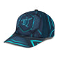 Turtle Blue Pattern Ocean Animal Classic Cap For Everyday Outfits Coastal Travel And Gift Giving