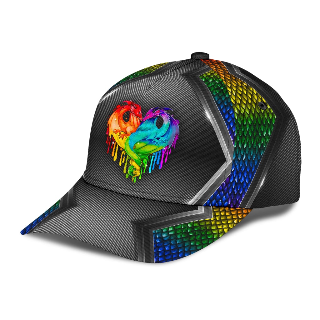 LGBT Dragon Pattern Fantasy Classic Cap For Daily Outfits Festivals And Thoughtful Gift Giving
