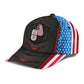 US Veteran Flag Carbon Classic Cap For Comfortable Casual Wear Holidays And Outdoor Trips