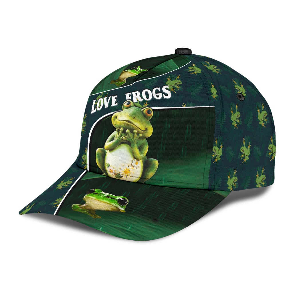 Love Frog Cute Nature Classic Cap For Holiday Trips Daily Outfits And Thoughtful Gifting