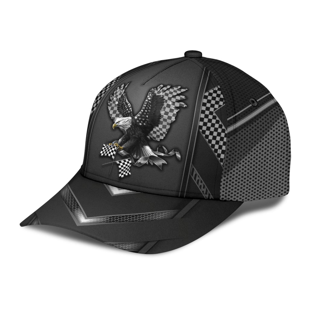 Racing Eagle Speed Freedom Classic Cap For Casual Styling Holiday Travel And Weekend Adventures