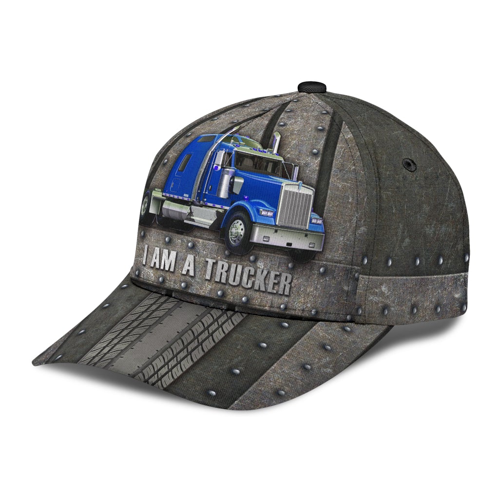 Proud Truck Driver Lifestyle Road Life Classic Cap For Festivals Travel Adventures And Casual Gift Giving