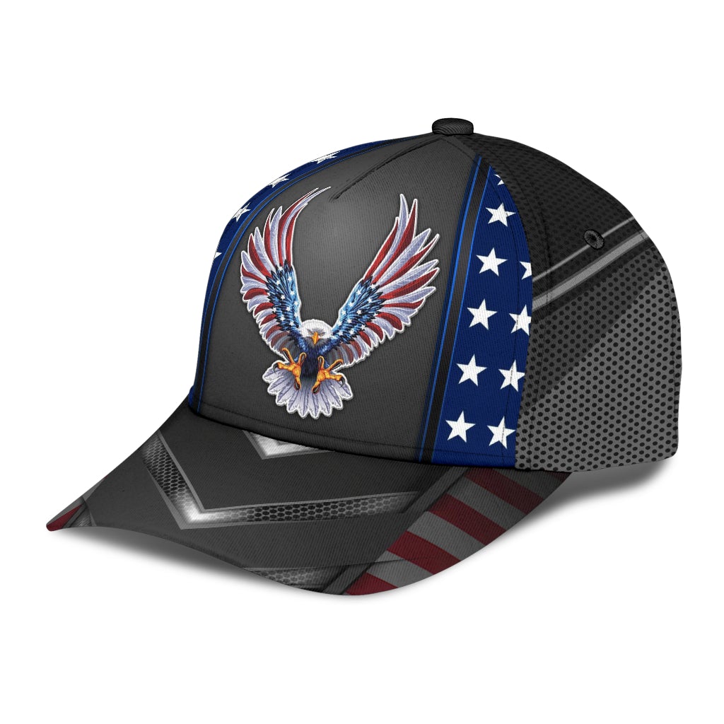Eagle American Flag Freedom Classic Cap For Coastal Trips Outdoor Activities And Gift Giving