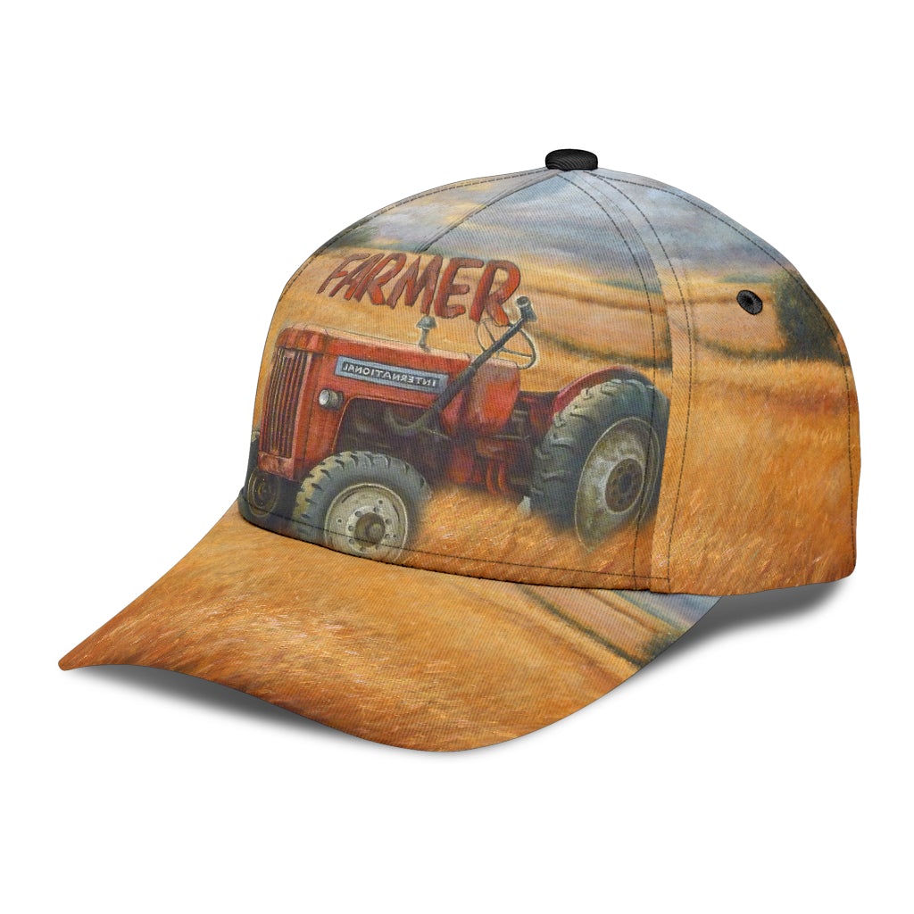 Farmer Tractor Field Life Classic Cap For Holiday Trips Daily Outfits And Thoughtful Gifting