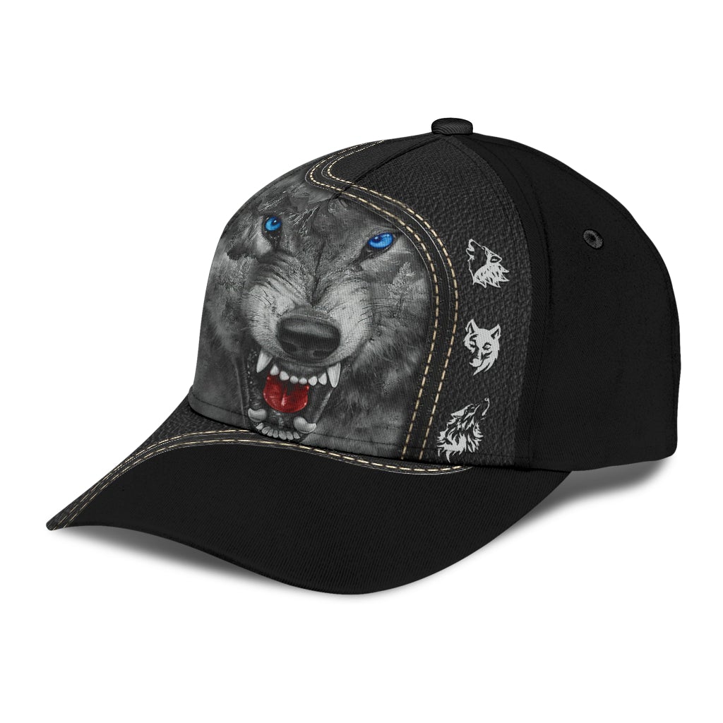 Strong Wolf Wild Spirit Classic Cap For Outdoor Adventures Festivals And Casual Wear