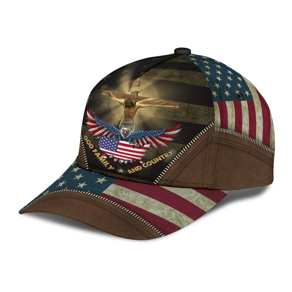 Faith Family Country American Classic Cap For Casual Events Beach Trips And Thoughtful Gifting