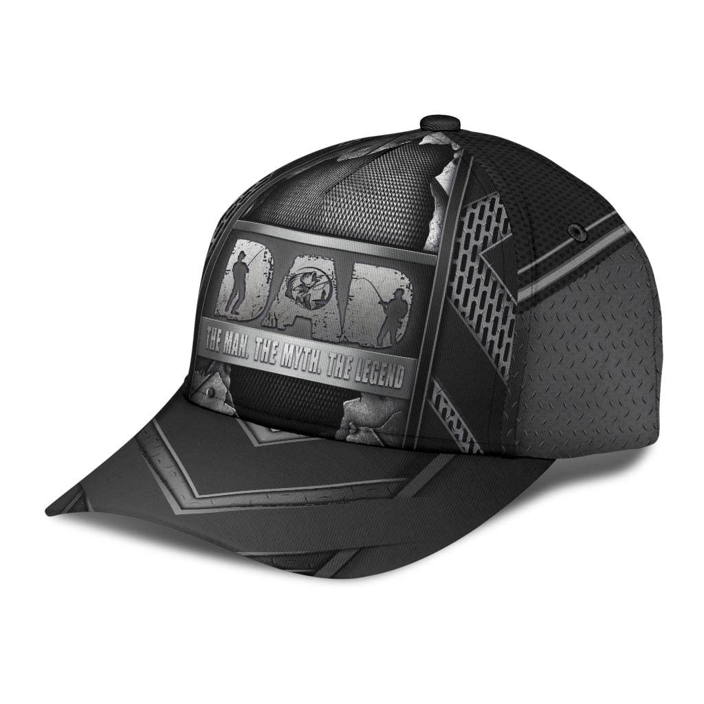 Fishing Dad Best Gift For Fathers Classic Cap For Everyday Outfits Coastal Travel And Gift Giving