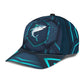 Shark Blue Pattern Ocean Animal Classic Cap For Casual Styling Beach Days And Weekend Adventures