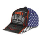 Racing American Loud Attitude Classic Cap For Relaxed Daily Style Vacations And Festival Wear