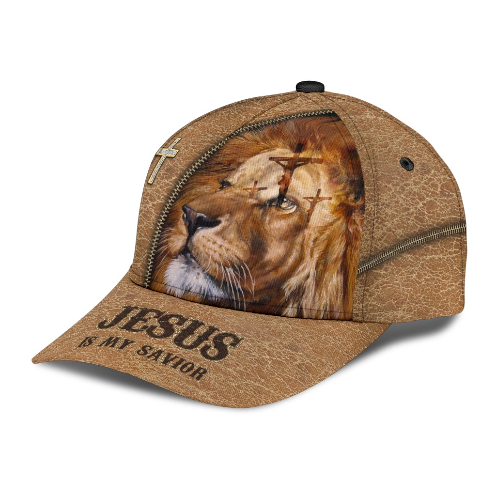 Believe In Faith Lion Classic Cap For Outdoor Events Beach Travel And Relaxed Daily Style