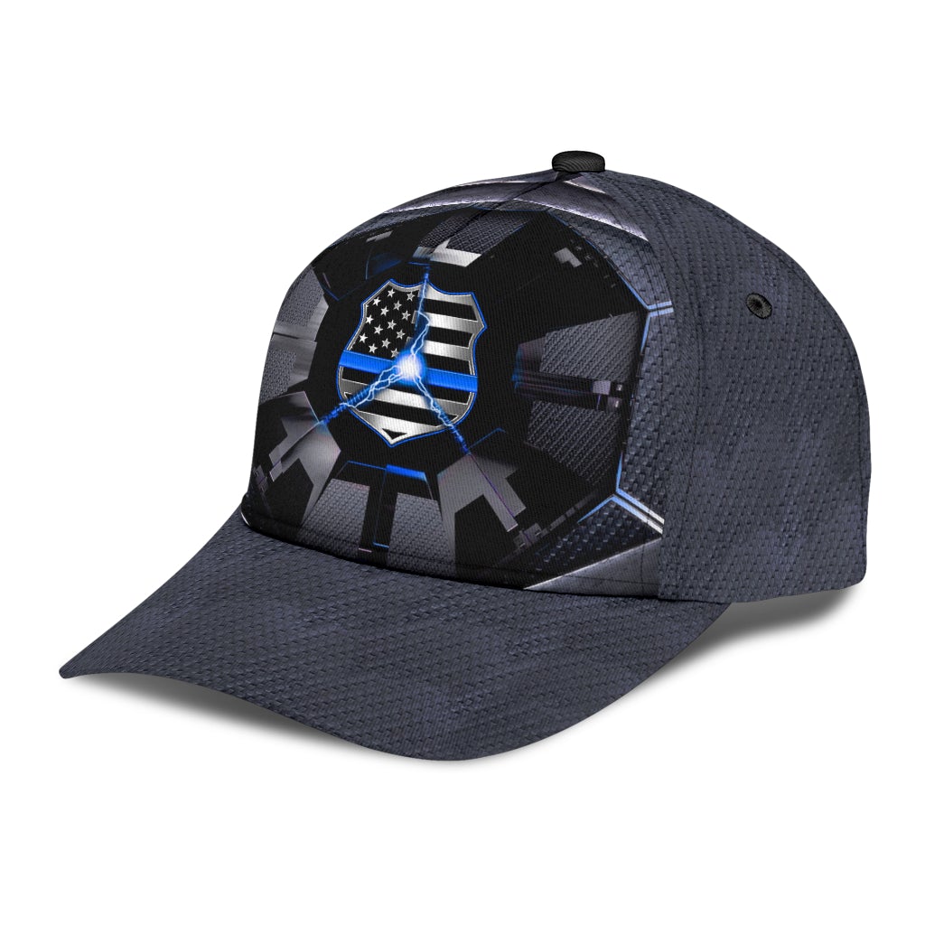 Back The Blue Hexagonal Police Classic Cap For Casual Styling Holiday Travel And Weekend Adventures