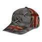 Fishing England Flag Classic Cap For Daily Wear Travel And Outdoor Activities