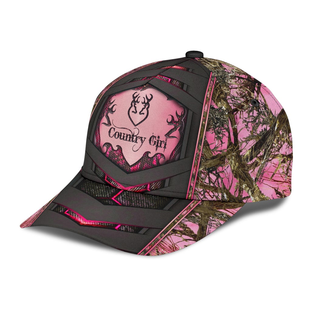 Hunting Deer Country Girl Classic Cap For Casual Events Beach Trips And Thoughtful Gifting