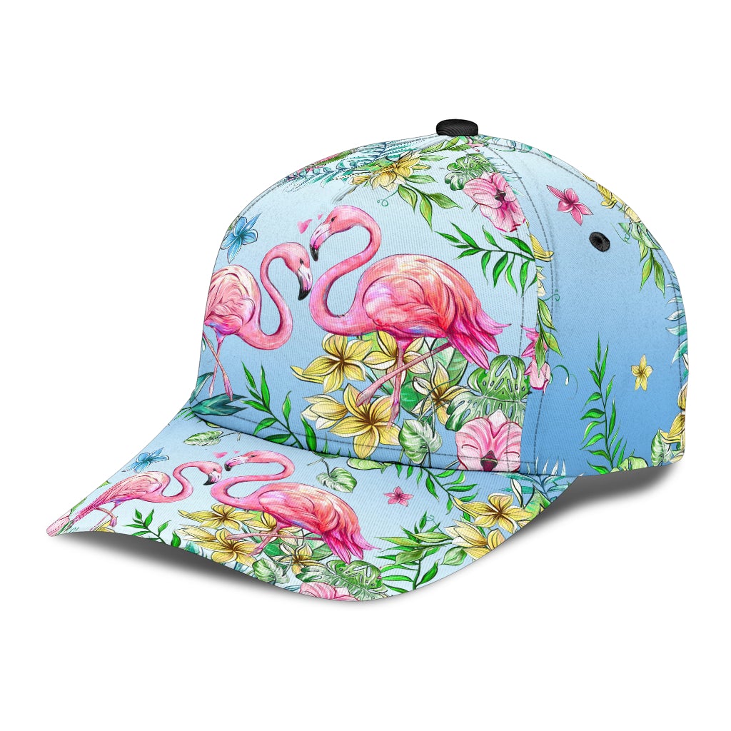 Flamingo Tropical Pattern Classic Cap For Outdoor Adventures Festivals And Casual Wear
