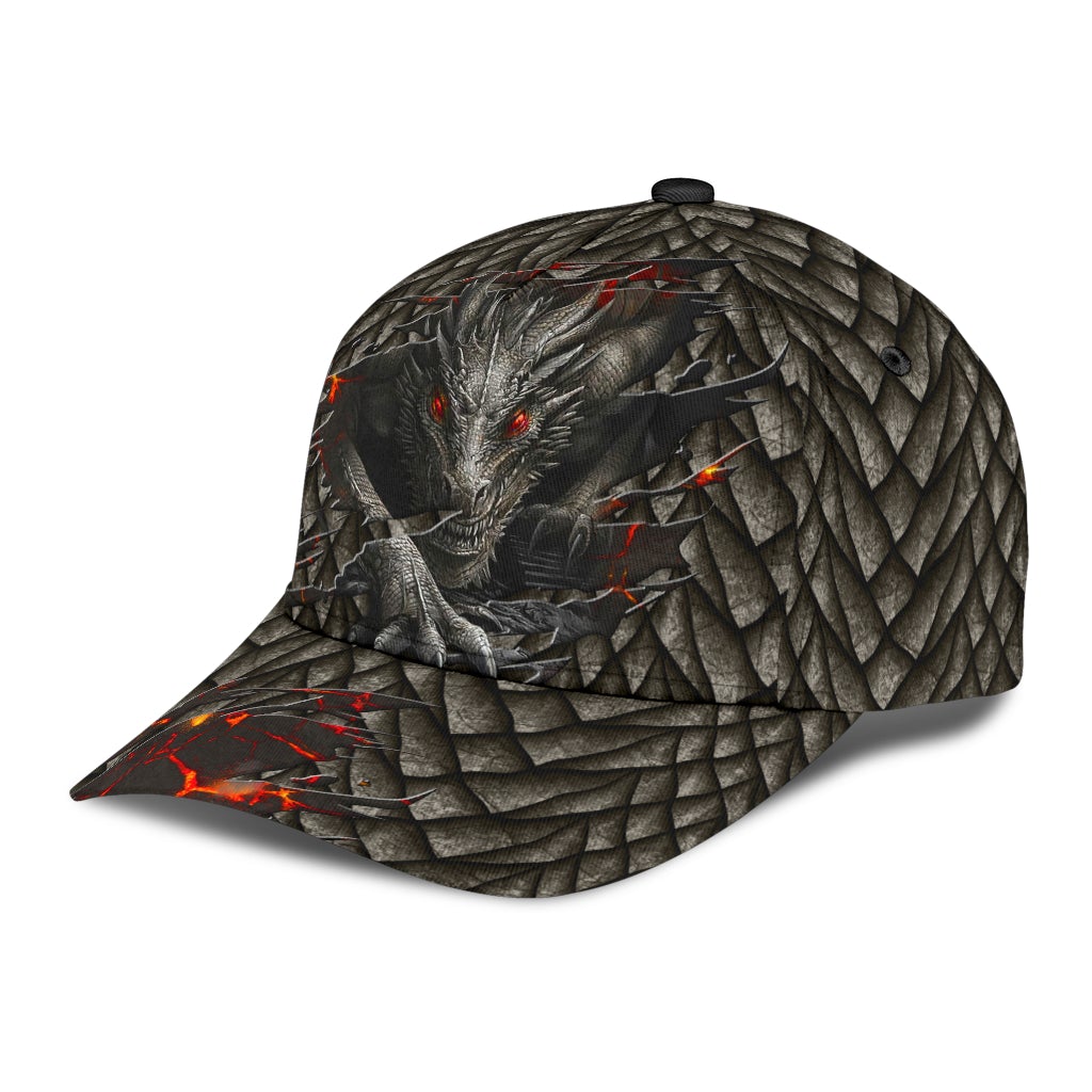 Dragon Lava Fire Fantasy Classic Cap For Everyday Wear Vacations And Seasonal Activities
