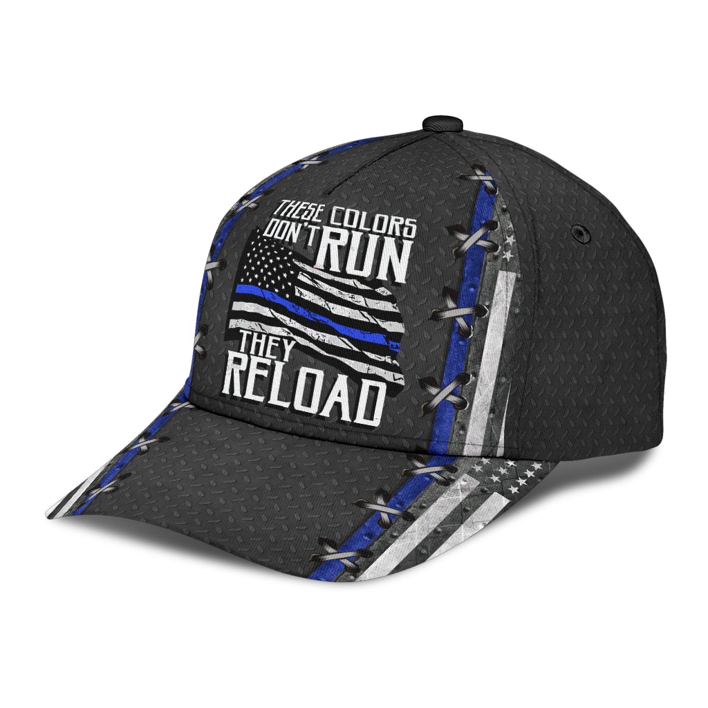 Blue Line American Colors Never Run Classic Cap For Everyday Accessories Festivals And Relaxed Outings