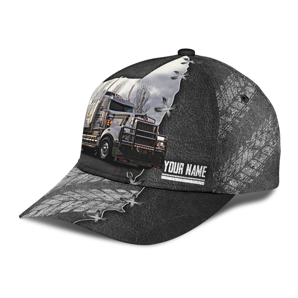 Custom Trucking Truck Driver Lifestyle Work Classic Cap For Everyday Accessories Vacations And Outdoor Fun