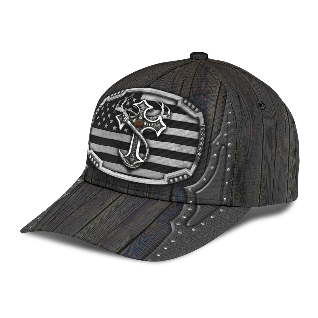 Jesus Hunting Fishing Outdoor Faith Classic Cap For Everyday Outfits Coastal Travel And Gift Giving