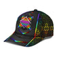 Pride Neon Pattern Classic Cap For Relaxed Outfits Outdoor Events And Holiday Trips