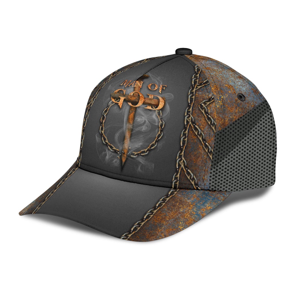 Man Of God Faith Inspiration Classic Cap For Beach Days Travel And Relaxed Everyday Outfits