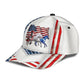 White American Horses Freedom Classic Cap For Summer Activities Vacations And Comfortable Daily Wear