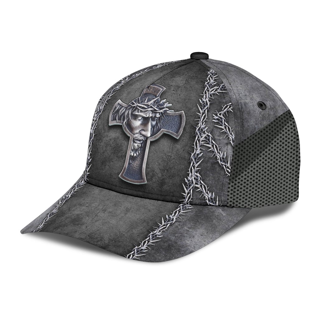 King Of The Jesus Cross Faith Classic Cap For Outdoor Travel Festivals And Relaxed Everyday Wear