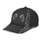 Racing Flag Motorsport Classic Cap For Casual Travel Parties And Comfortable Outdoor Wear