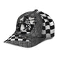 Horse Racing Black Classic Cap For Comfortable Daily Wear Travel And Weekend Outings