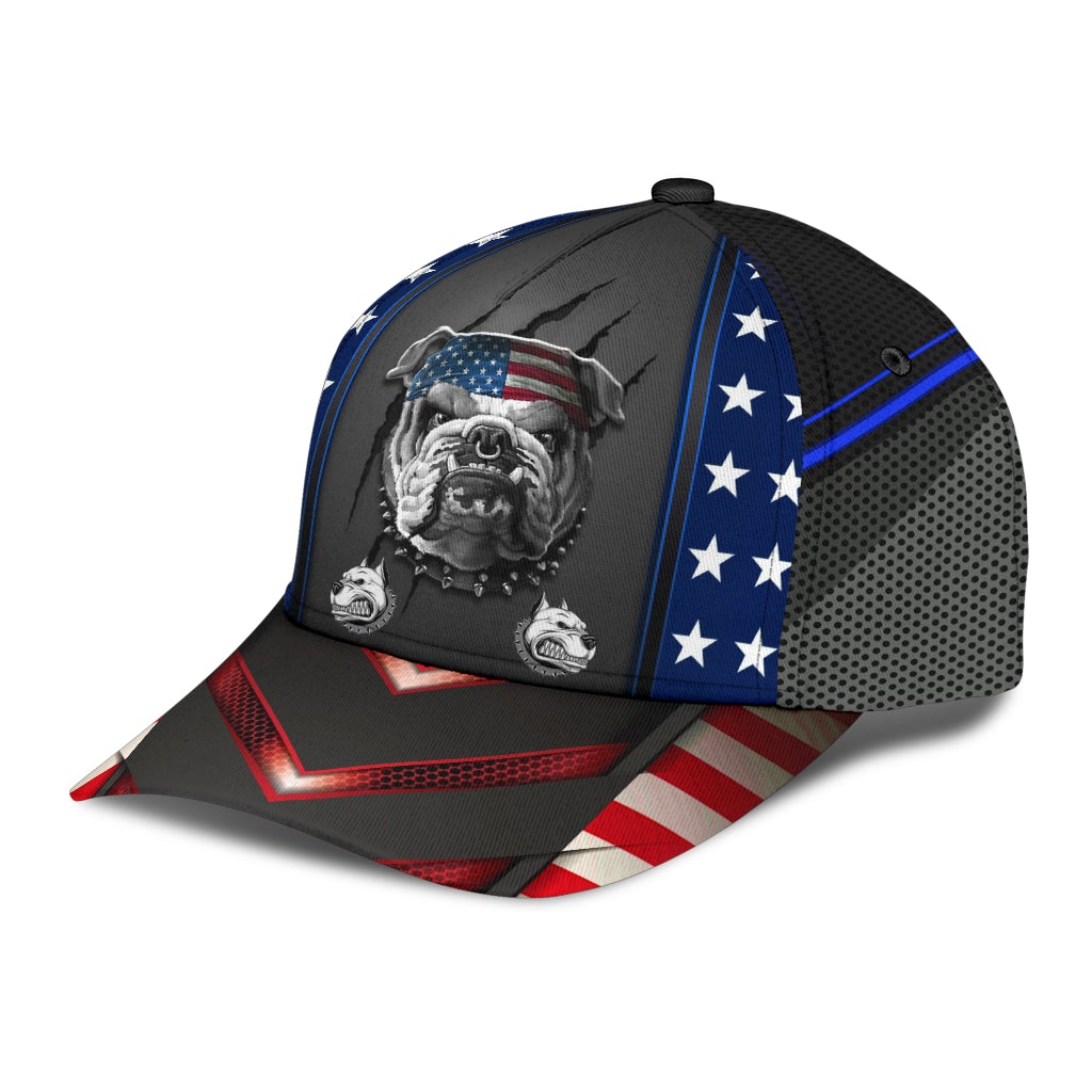 American Bull Dog Loyal Pet Classic Cap For Festivals Travel Adventures And Casual Gift Giving