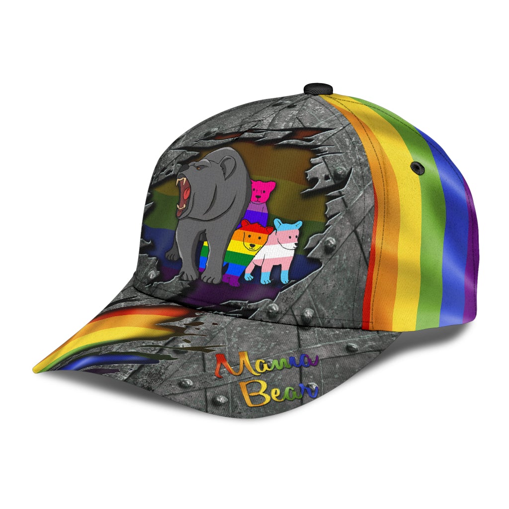 LGBT Mama Bear Pride Family Classic Cap For Casual Styling Beach Days And Weekend Adventures