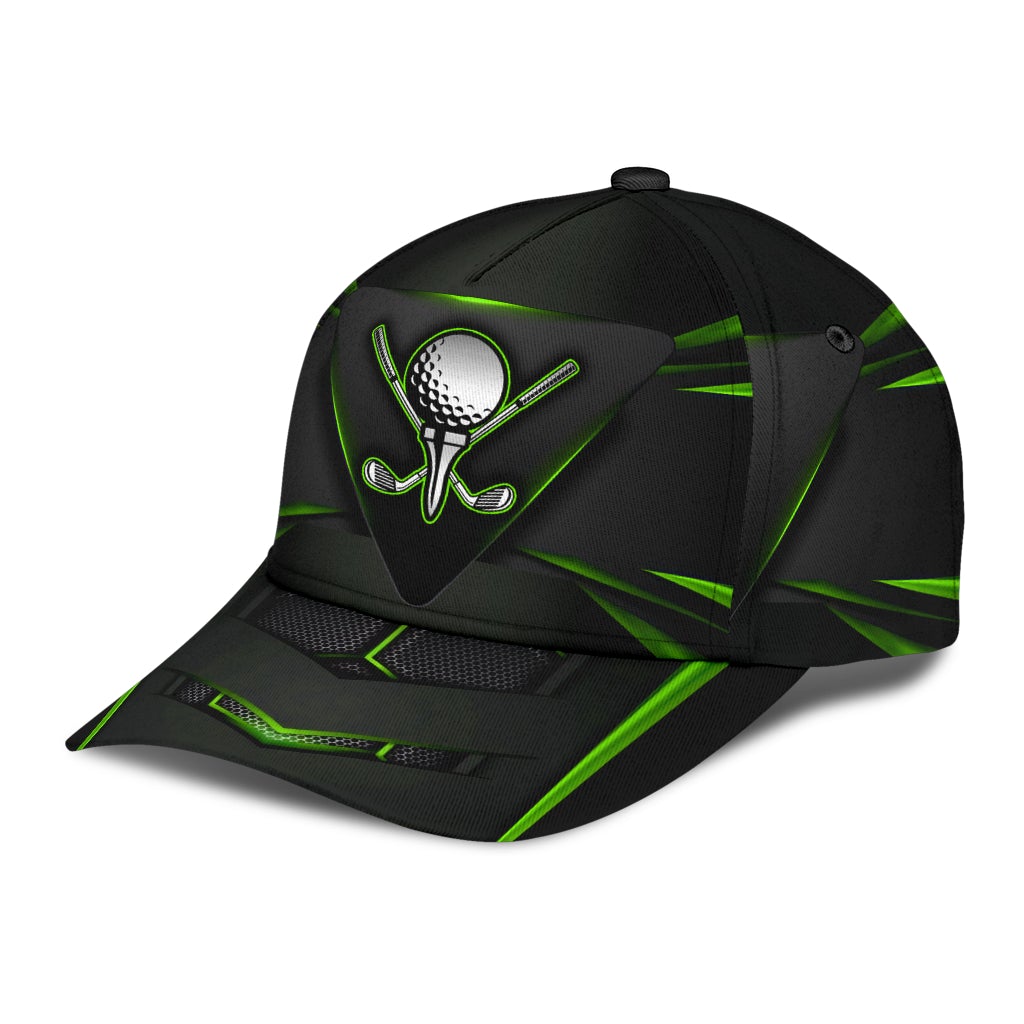 Golf Green Light Carbon Classic Cap For Casual Adventures Parties And Seasonal Styling