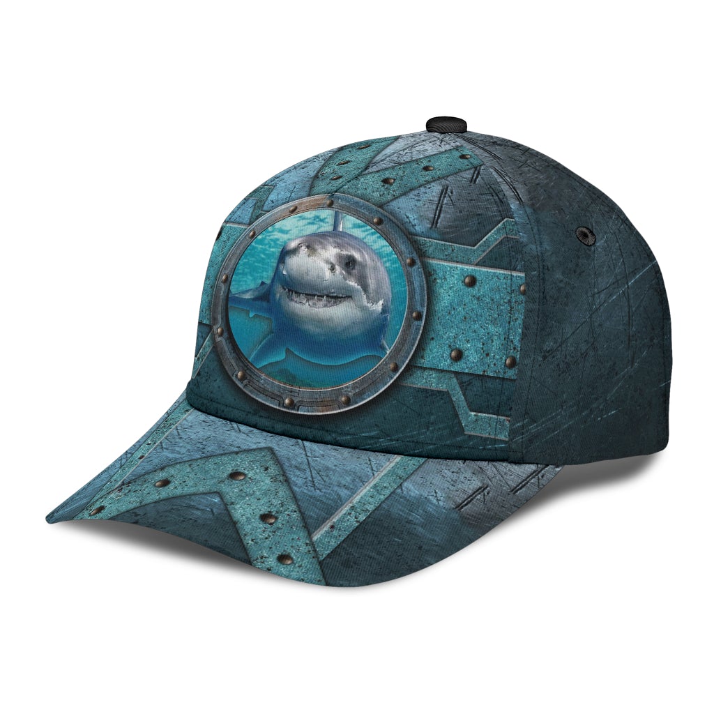 Shark Lover Ocean Classic Cap For Summer Outings Festivals And Relaxed Daily Wear