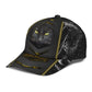 Black Cat Hello Darkness Classic Cap For Coastal Trips Outdoor Activities And Gift Giving