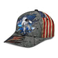 Astronaut American Flag Crack Classic Cap For Festivals Travel Adventures And Casual Gift Giving