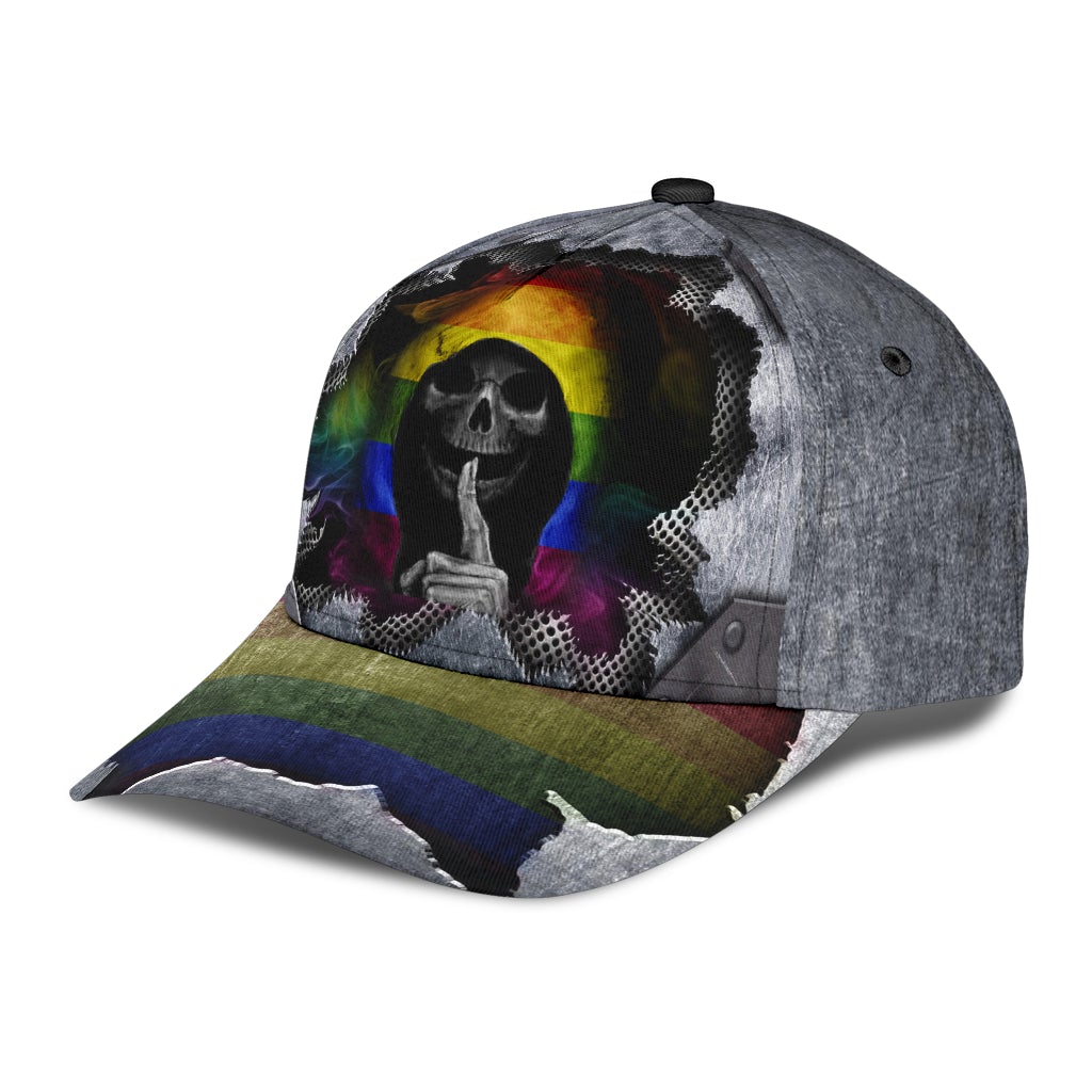 LGBT Skull Fantasy Pride Classic Cap For Holiday Trips Daily Outfits And Thoughtful Gifting