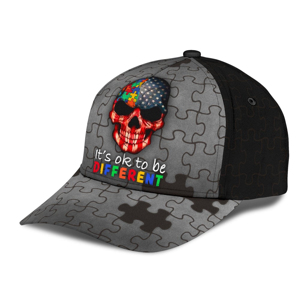 Autism Its Okay To Be Different Classic Cap For Casual Travel Parties And Comfortable Outdoor Wear